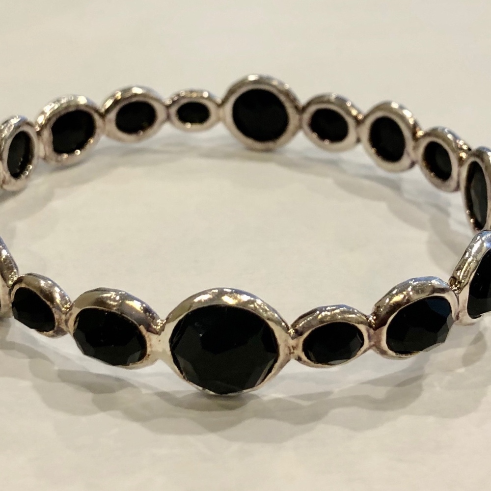 IPPOLITA Rock Candy Silver and Onyx Bangle